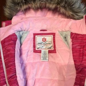 Free Country girls winter ski jacket